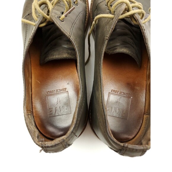 Frye Oxfords Size 11 Grant Lace Up Gray Leather Comfort Plain Toe Casual Shoes main image 9